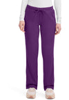 Eggplant - Healing Hands Works Women Scrub Pants - Front View