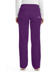 Eggplant - Healing Hands Works Women Scrub Pants - Back View