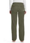 Olive - Healing Hands Works Women Scrub Pants - Back View