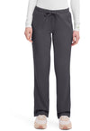 Pewter - Healing Hands Works Women Scrub Pants - Front View