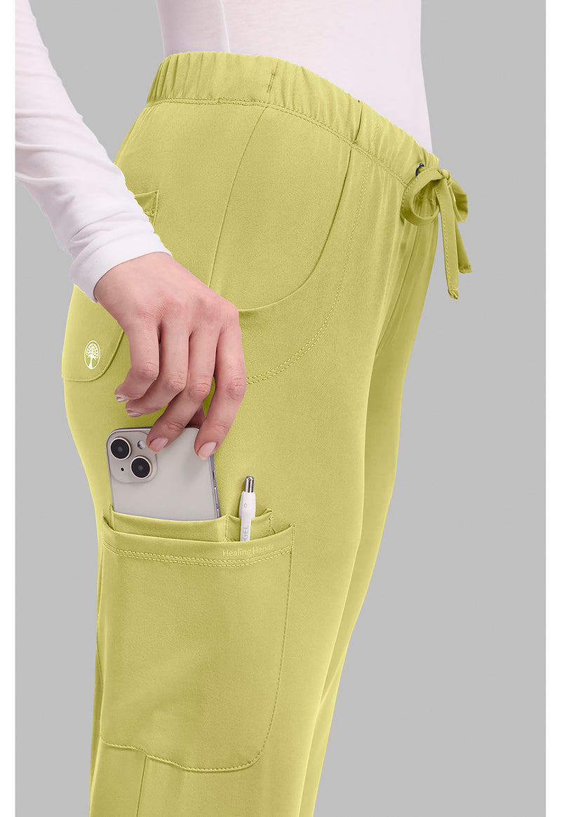 Retro Lime - Women's Rebecca Scrub Pants – Regular (View 2)