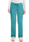 TEAL - Healing Hands Works Women Scrub Pants - Front View