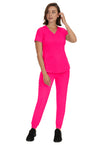 Carnation Pink - Women's Renee Scrub Pants – Petite (View 3)