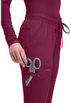 Wine - Women's Renee Scrub Pants – Petite (View 2)