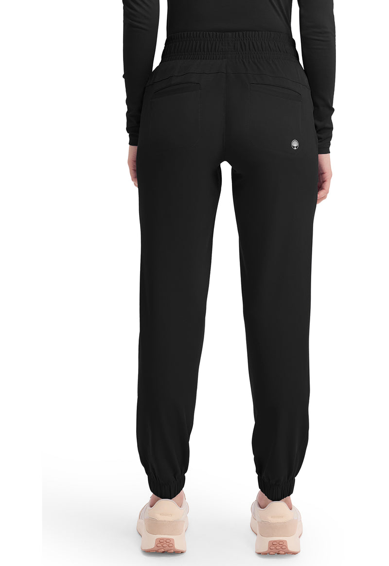 BLACK - Women's Renee Scrub Pants – Tall (Back)