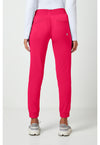 Carnation Pink - Healing Hands Works Women Scrub Pants - Back View