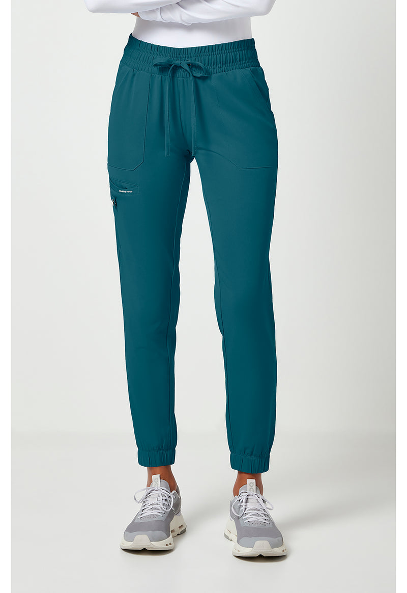 Caribbean - Healing Hands Works Women Scrub Pants - Front View