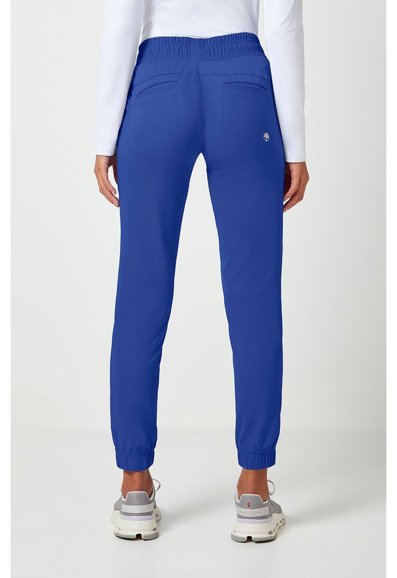 Galaxy Blue - Healing Hands Works Women Scrub Pants - Back View