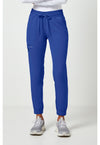 Galaxy Blue - Healing Hands Works Women Scrub Pants - Front View