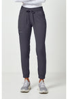 Pewter - Healing Hands Works Women Scrub Pants - Front View