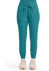 TEAL - Healing Hands Works Women Scrub Pants - Front View