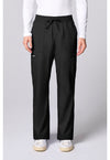 Black - Cherokee WW Revolution Men's Scrub Pants - Front View