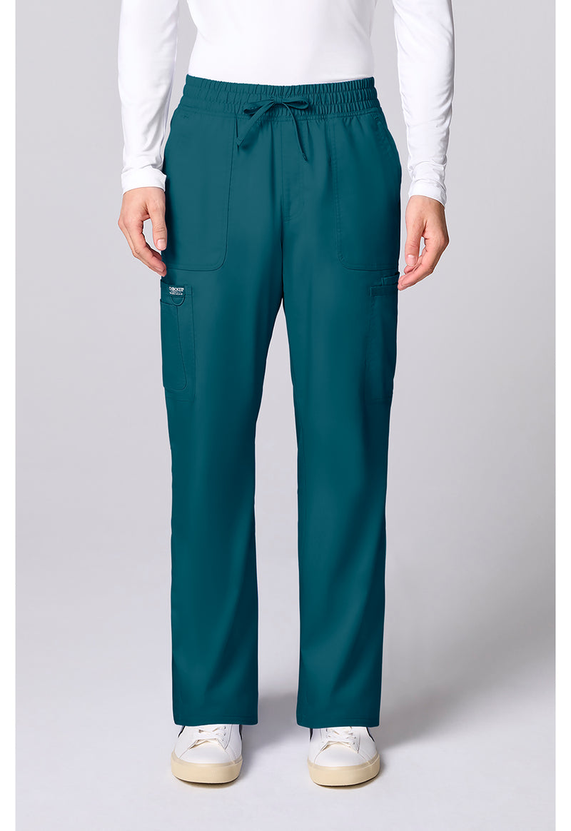Caribbean Blue - Cherokee WW Revolution Men's Scrub Pants - Front View