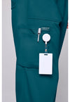 Caribbean Blue - Men's 12 Pockets Scrub Pants (View 2)