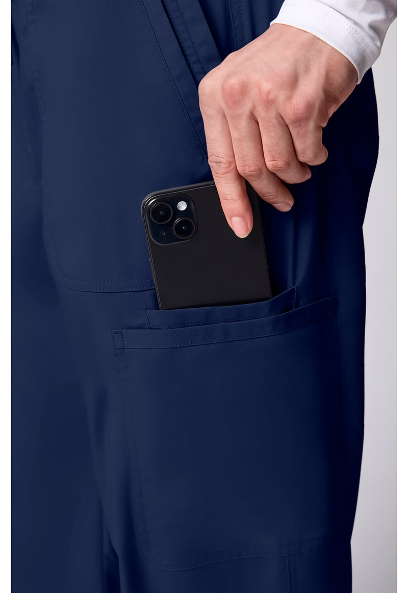 Navy - Men's 12 Pockets Scrub Pants (View 4)