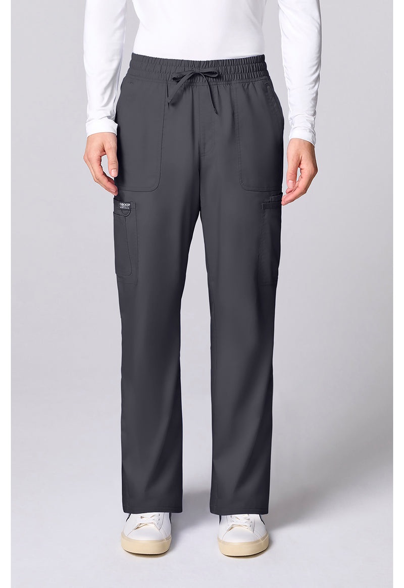 Pewter - Cherokee WW Revolution Men's Scrub Pants - Front View