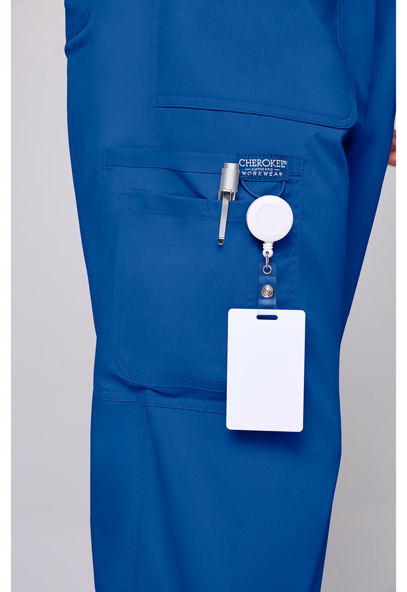 Royal - Men's 12 Pockets Scrub Pants (View 2)