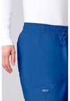 Royal - Men's 12 Pockets Scrub Pants (View 3)