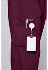 Wine - Men's 12 Pockets Scrub Pants (View 2)