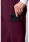 Wine - Men's 12 Pockets Scrub Pants (View 4)