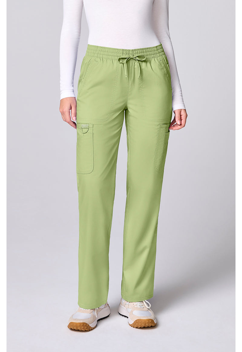 Cucumber - Cherokee WW Revolution Women's Scrub Pants - Front View
