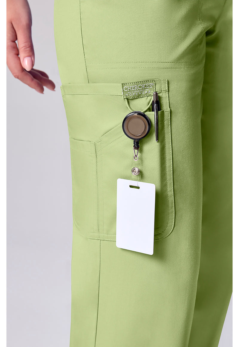 Cucumber - Women's 12 Pockets Straight Leg Scrub Pants (View 2)