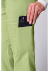 Cucumber - Women's 12 Pockets Straight Leg Scrub Pants (View 4)