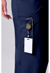 Navy - Women's 12 Pockets Straight Leg Scrub Pants (View 2)