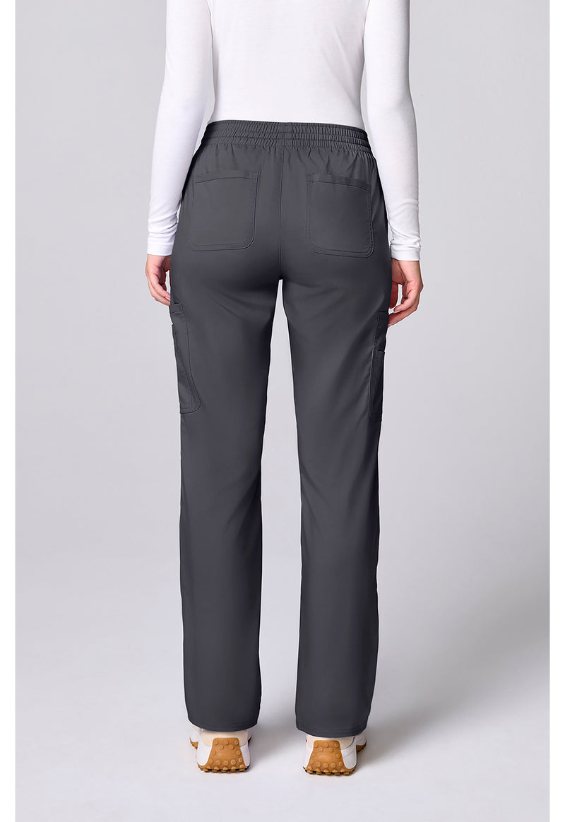 Pewter - Cherokee WW Revolution Women's Scrub Pants - Back View