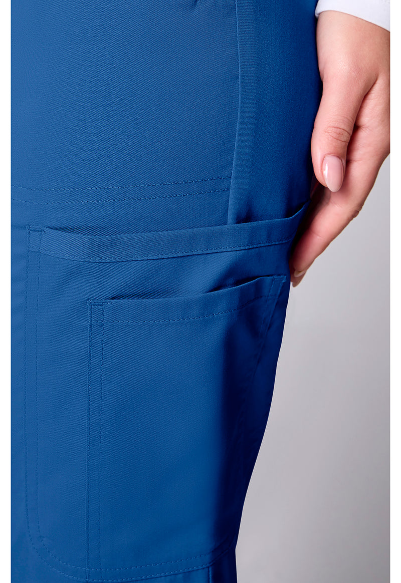 Royal - Women's 12 Pockets Straight Leg Scrub Pants (View 3)