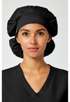 Black - Unisex Bouffant Scrub Hat