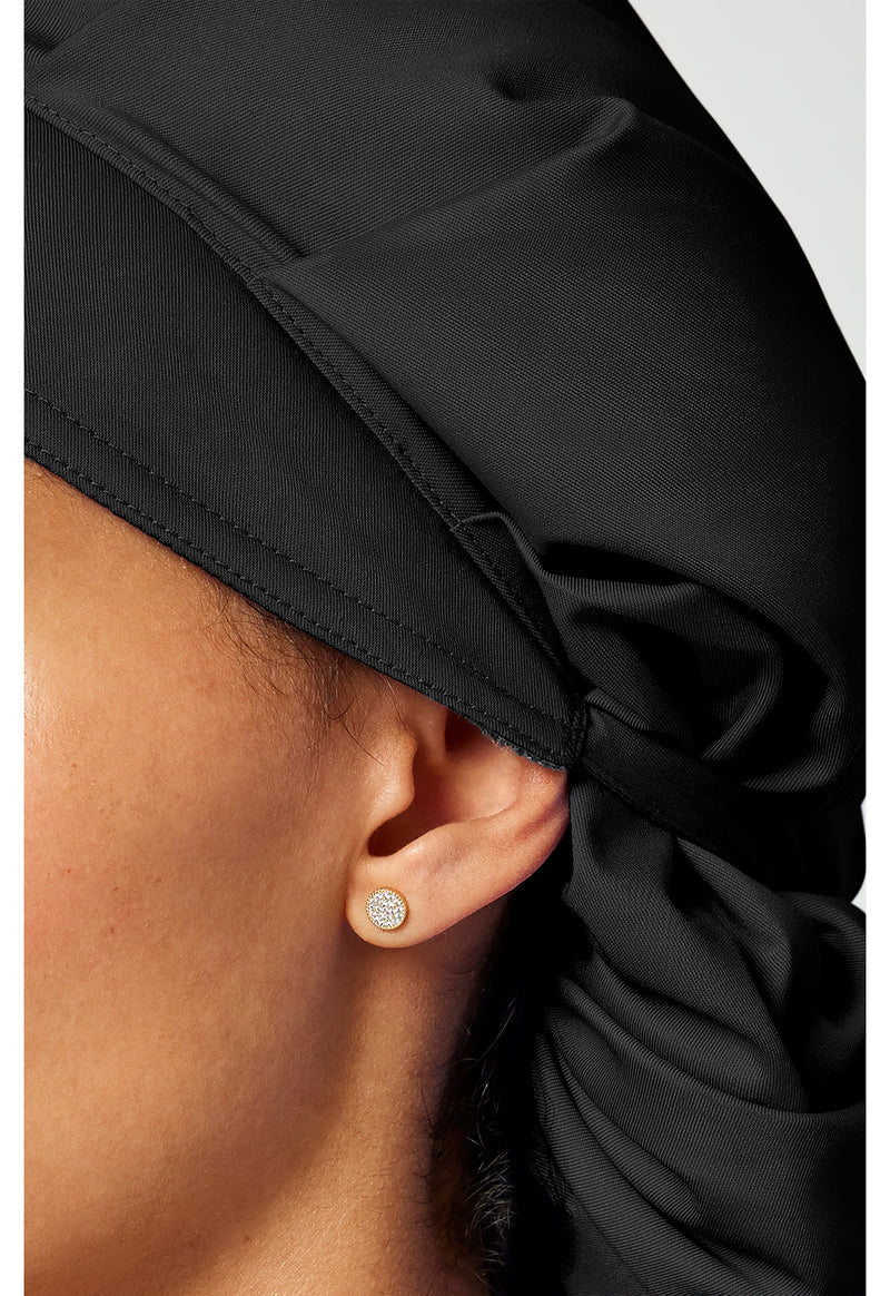 Black - Unisex Bouffant Scrub Hat (View 3)