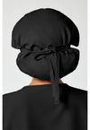 Black - Unisex Bouffant Scrub Hat (Back)