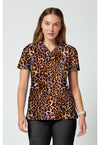 LEOPARD QUEEN - 2 Pocket Print Top