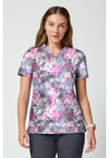 TIE DYE PETALS - 2 Pocket Print Top