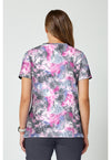 TIE DYE PETALS - 2 Pocket Print Top (Back)