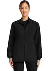 Black - Cherokee WW Originals Ultra Women Scrub Jacket - Front View