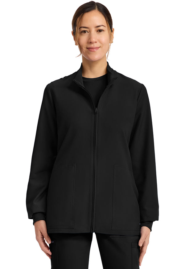 Women's Zip Up Scrub Scrub Jacket