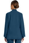 Caribbean Blue - Cherokee WW Originals Ultra Women Scrub Jacket - Back View