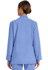 Ciel Blue - Cherokee WW Originals Ultra Women Scrub Jacket - Back View