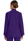 Grape - Cherokee WW Originals Ultra Women Scrub Jacket - Back View