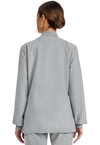 Grey - Cherokee WW Originals Ultra Women Scrub Jacket - Back View