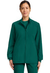 Hunter Green - Cherokee WW Originals Ultra Women Scrub Jacket - Front View