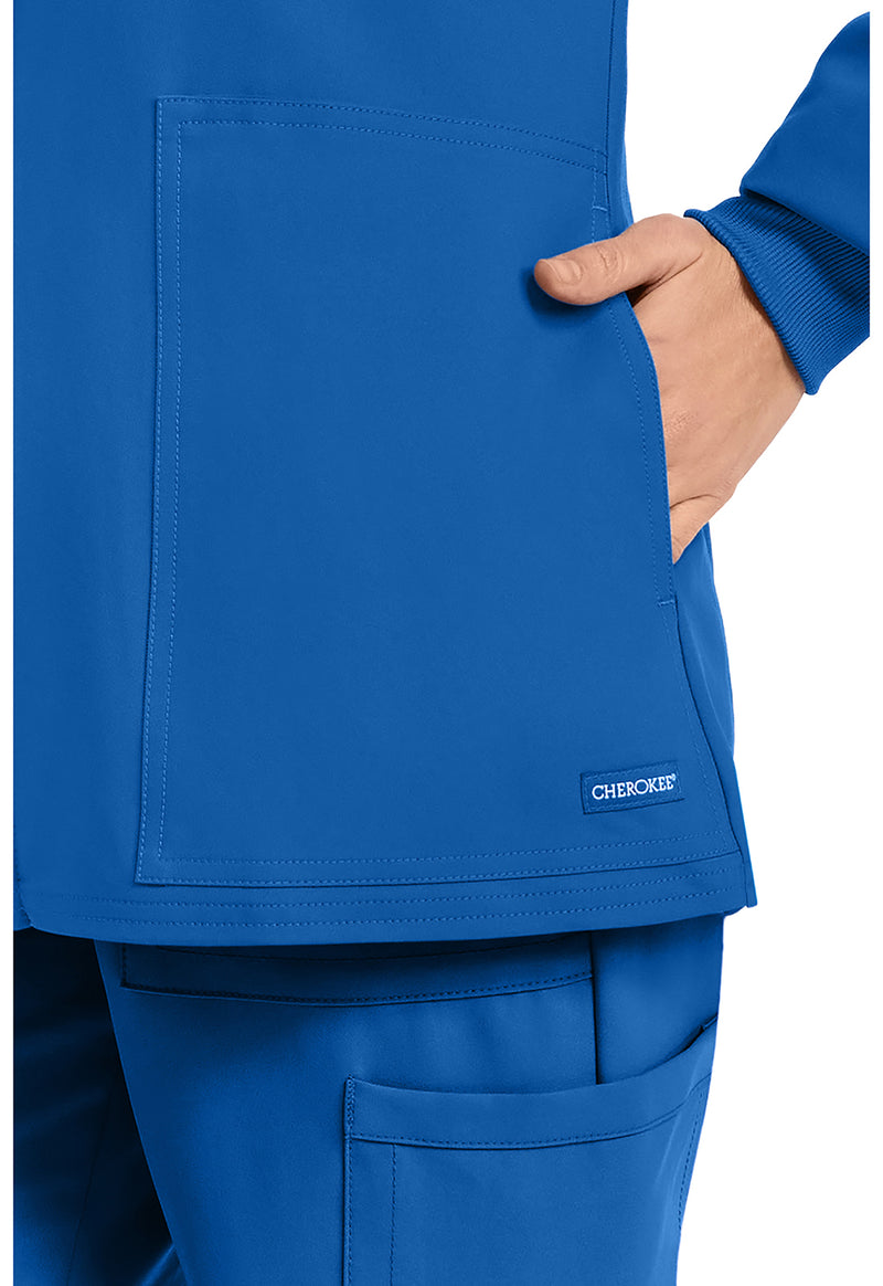 Royal - Women's Zip Up Scrub Scrub Jacket (View 2)