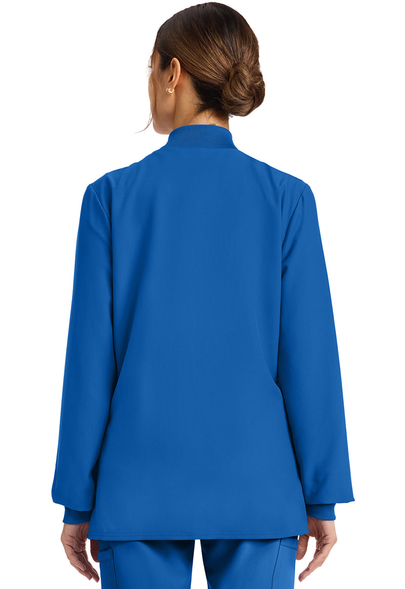 Royal - Cherokee WW Originals Ultra Women Scrub Jacket - Back View