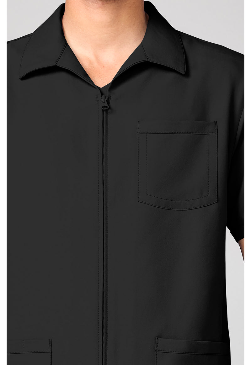 Black - Men's Full Zip Jacket (View 2)