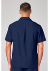 Navy - Men's Full Zip Jacket (Back)