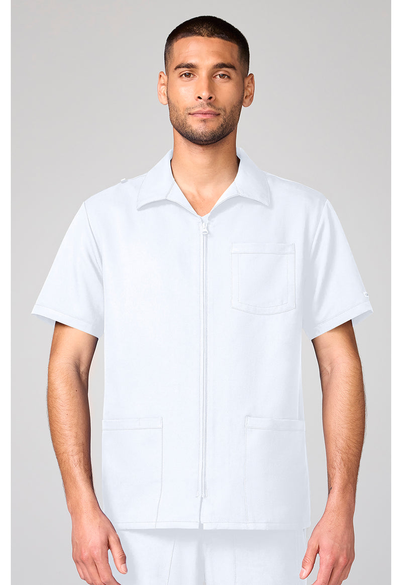 White - Men's Full Zip Jacket