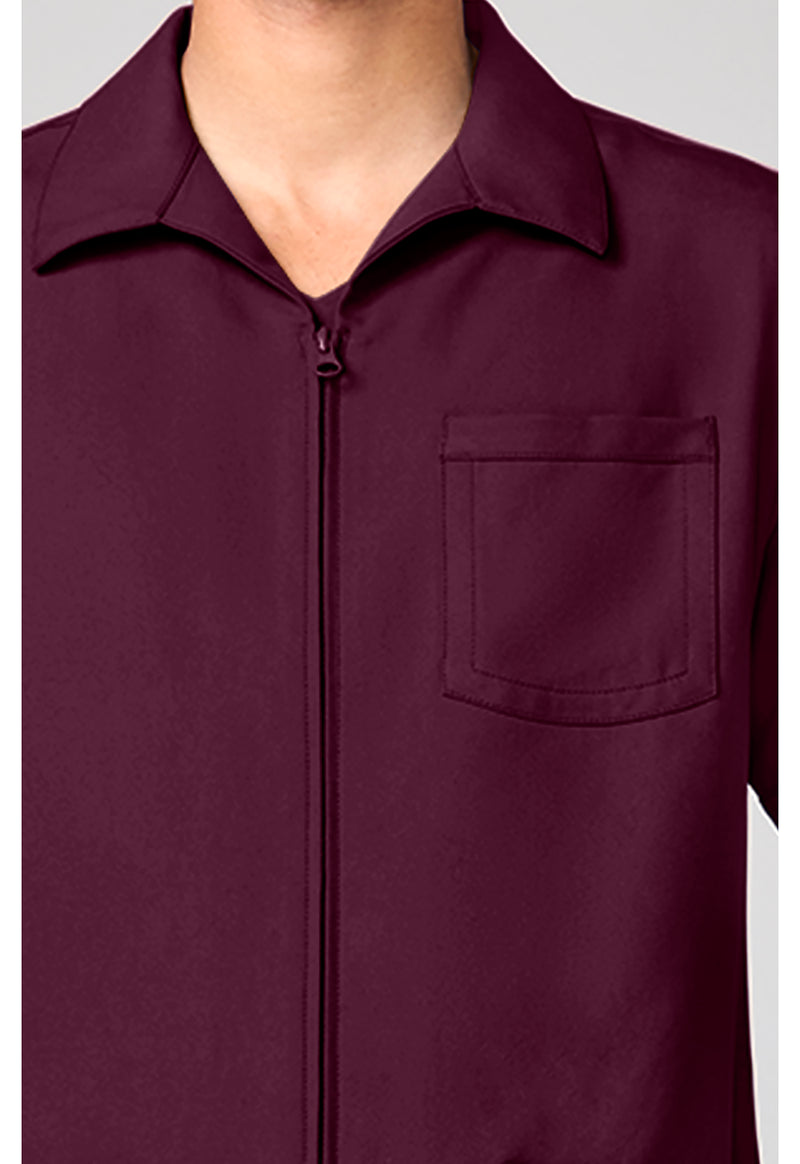 Wine - Men's Full Zip Jacket (View 2)