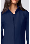 Navy - Women's Full Zip Jacket (View 3)